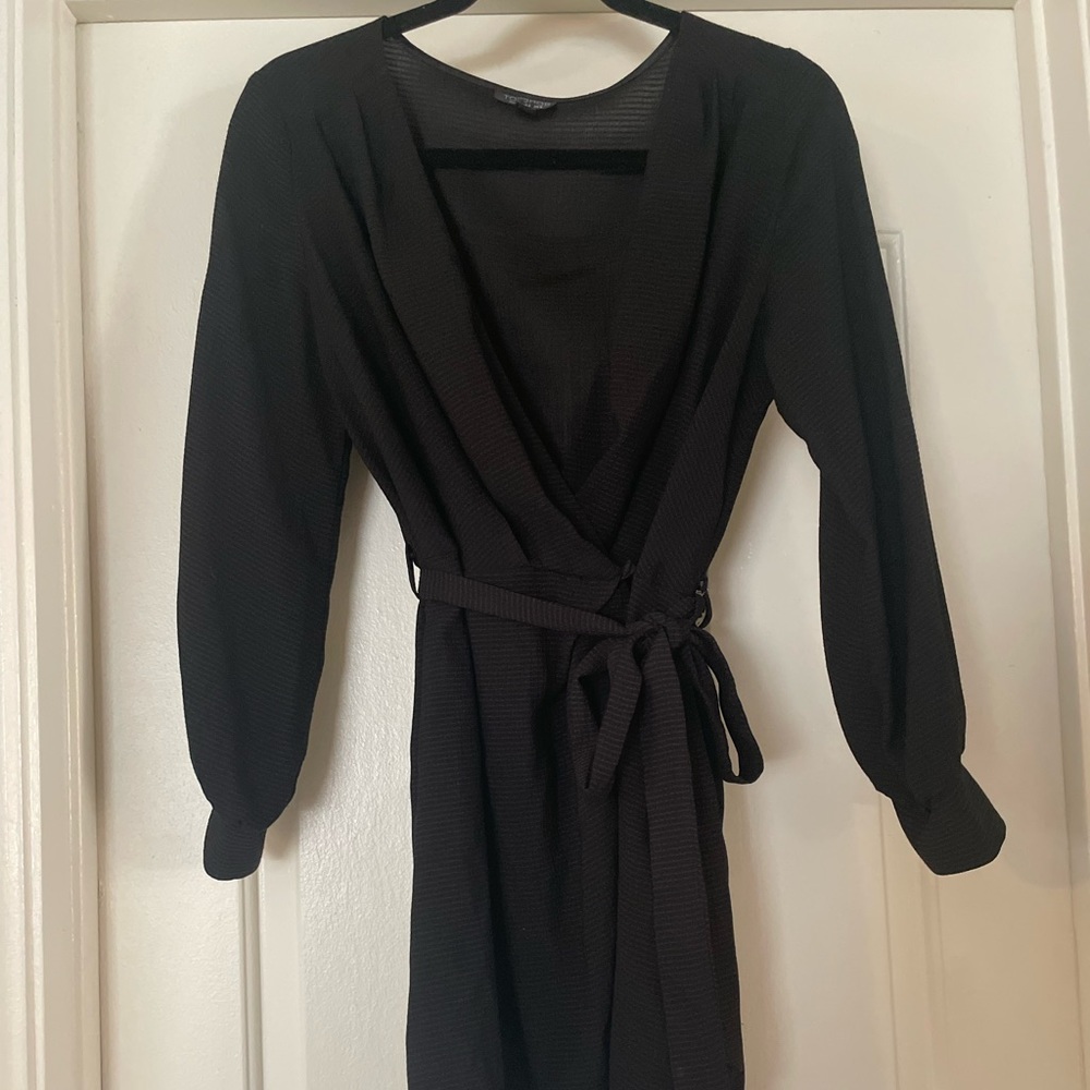 Black Wrap Dress